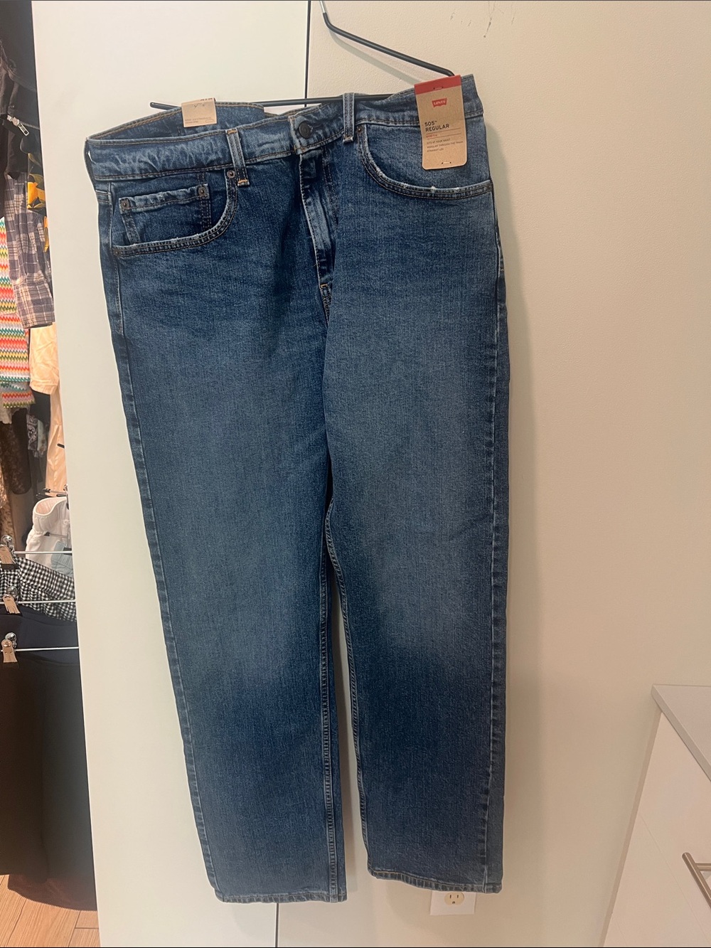Levi's Men's Mid-Blue Straight Jeans